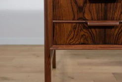 Mid-Century Modell 75 Freistehender Schreibtisch aus Teak von Omann Jun, Dänemark, 1960er