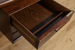 Mid-Century Modell 75 Freistehender Schreibtisch aus Teak von Omann Jun, Dänemark, 1960er