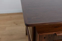 Mid-Century Modell 75 Freistehender Schreibtisch aus Teak von Omann Jun, Dänemark, 1960er