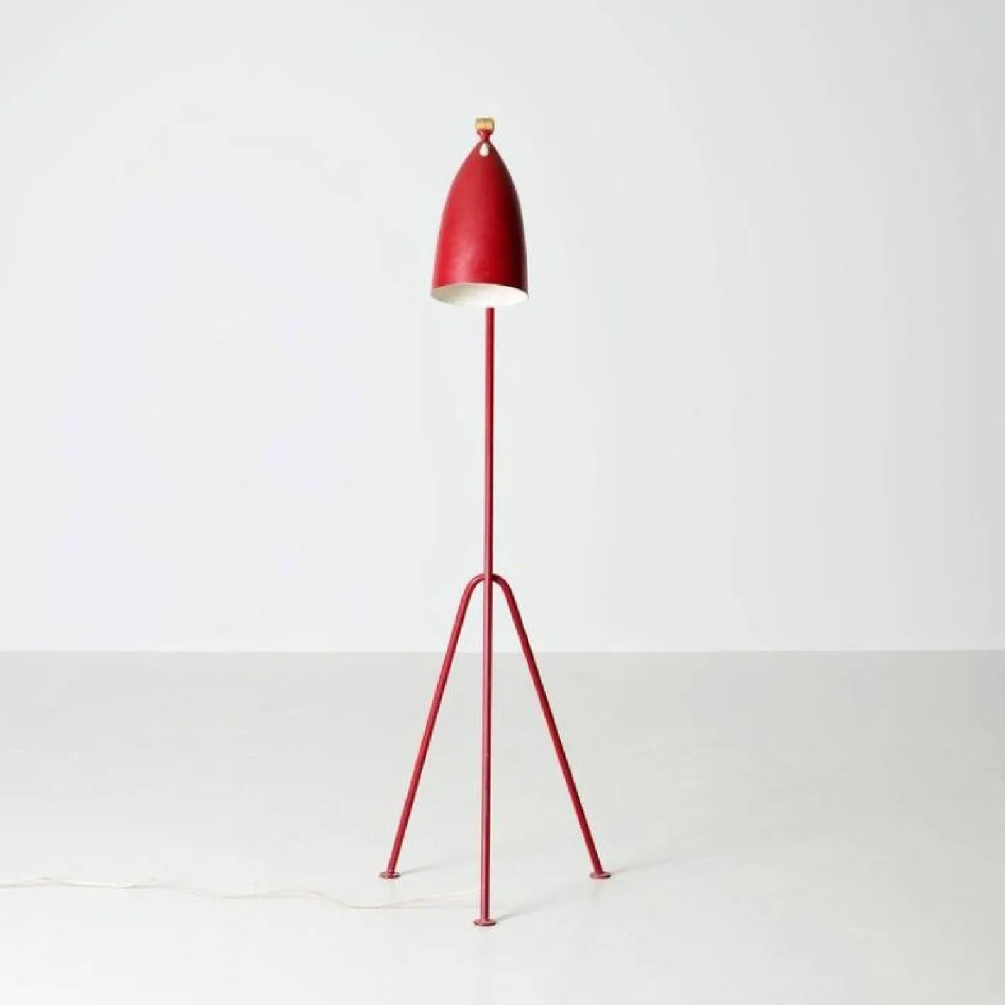 Mid-Century Modell 831 Grasshopper Stehlampe von Greta Magnusson-Grossman für Bergboms