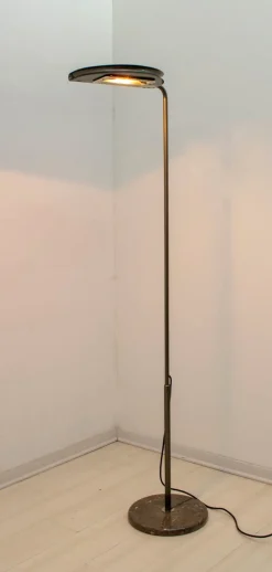 Mid-Century Modell Mezzaluna Stehlampe von Bruno Gecchelin für Skipper and Pollux, 1974