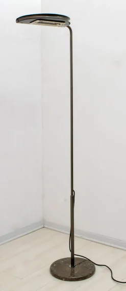 Mid-Century Modell Mezzaluna Stehlampe von Bruno Gecchelin für Skipper and Pollux, 1974