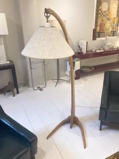 Mid-Century Modern Bogen Stehlampe, Italien, 1950er