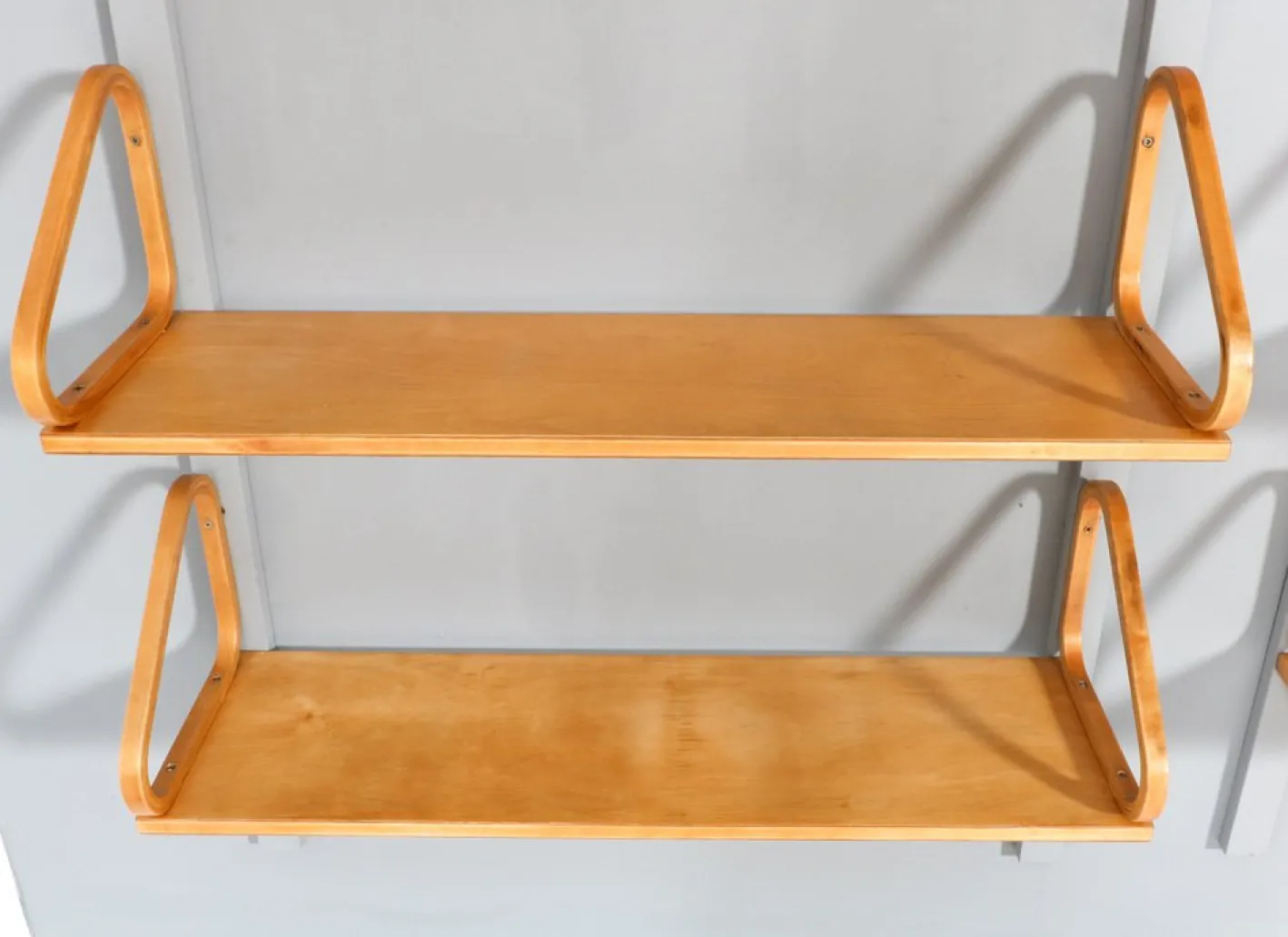 Mid-Century Modern 112b Wandregal aus Birke von Alvar Aalto für Artek, 1950er