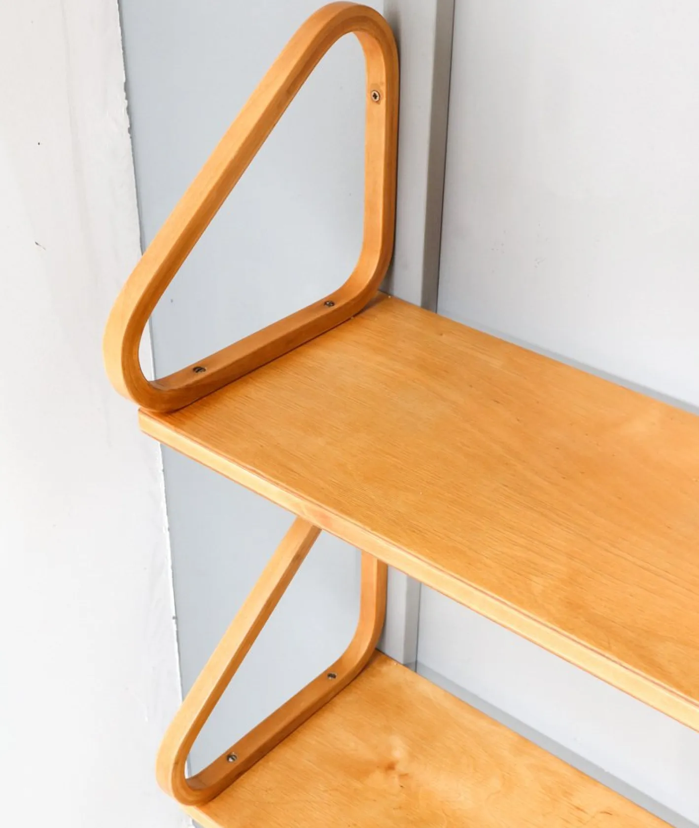 Mid-Century Modern 112b Wandregal aus Birke von Alvar Aalto für Artek, 1950er