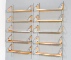 Mid-Century Modern 112b Wandregal aus Birke von Alvar Aalto für Artek, 1950er