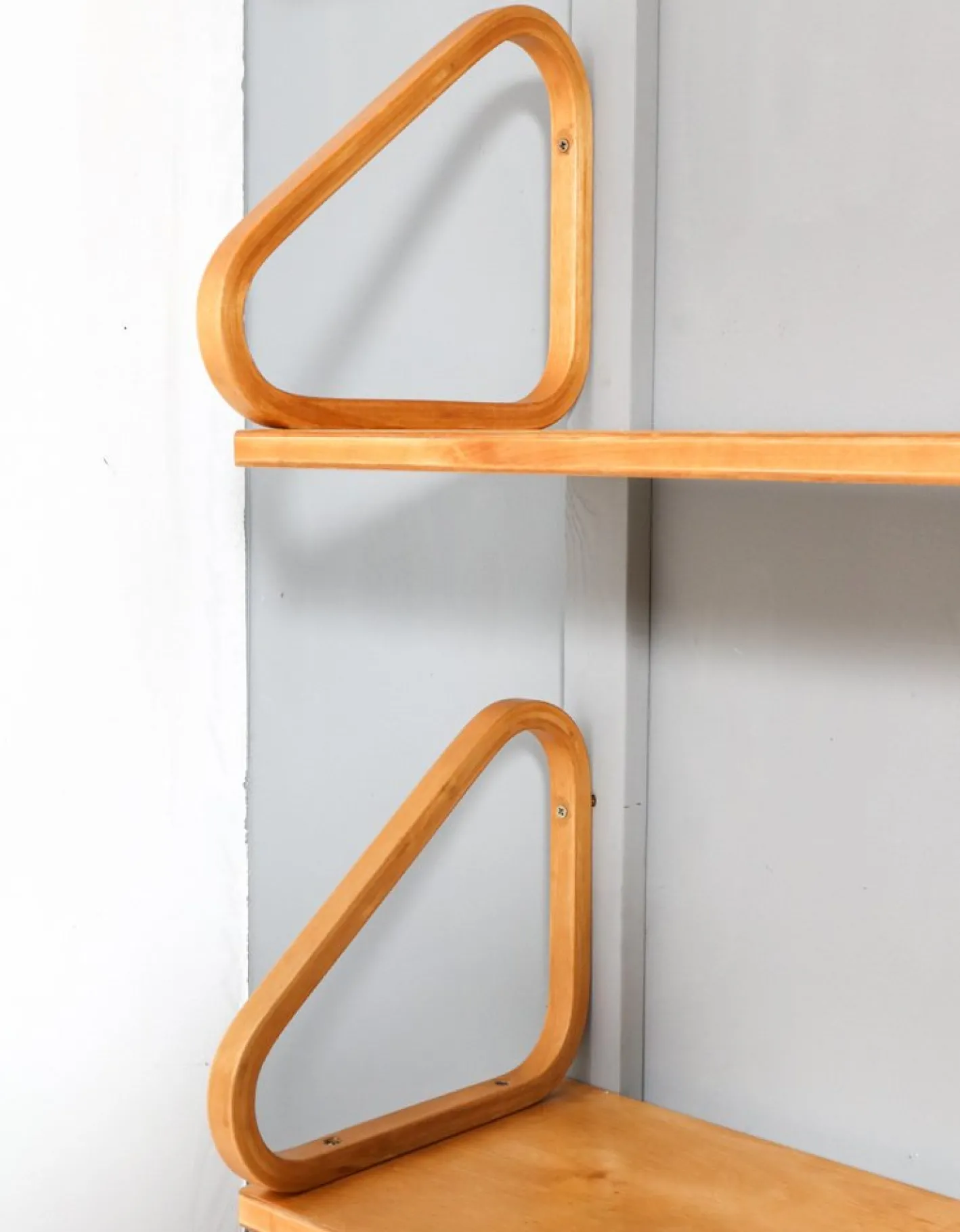 Mid-Century Modern 112b Wandregal aus Birke von Alvar Aalto für Artek, 1950er