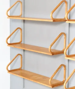 Mid-Century Modern 112b Wandregal aus Birke von Alvar Aalto für Artek, 1950er