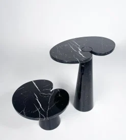 Mid-Century Modern Eros Beistelltische von Angelo Mangiarotti, 1970, 2er Set