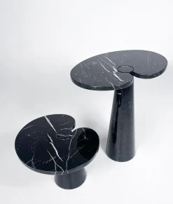 Mid-Century Modern Eros Beistelltische von Angelo Mangiarotti, 1970, 2er Set