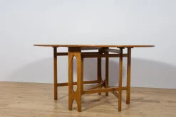 Mid-Century Moderner runder Drop Leaf Esstisch von Jentique, Großbritannien, 1960er
