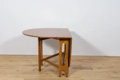 Mid-Century Moderner runder Drop Leaf Esstisch von Jentique, Großbritannien, 1960er