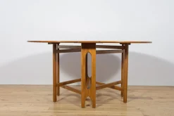 Mid-Century Moderner runder Drop Leaf Esstisch von Jentique, Großbritannien, 1960er