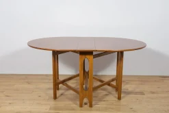 Mid-Century Moderner runder Drop Leaf Esstisch von Jentique, Großbritannien, 1960er