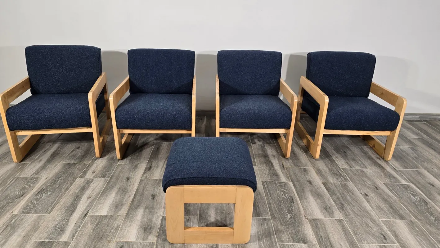 Mid-Century Moderne Wohnzimmergarnitur, 2 . Set
