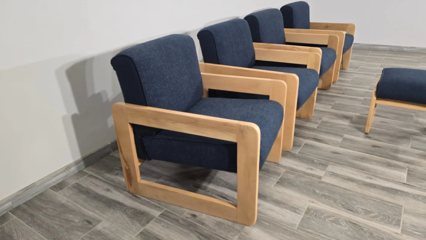 Mid-Century Moderne Wohnzimmergarnitur, 2 . Set