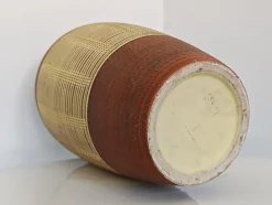 Mid-Century Modern Fat Lava Keramikvase von Alfred Krupp, 1970er