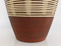 Mid-Century Modern Fat Lava Keramikvase von Alfred Krupp, 1970er