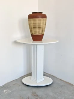 Mid-Century Modern Fat Lava Keramikvase von Alfred Krupp, 1970er