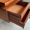 Mid-Century Modern Fresco Frisiertisch & Hocker aus Teak von G-Plan, 2er Set
