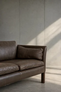 Mid-Century Modern Leder Cromwell Sofa von Arne Norell, 1960er