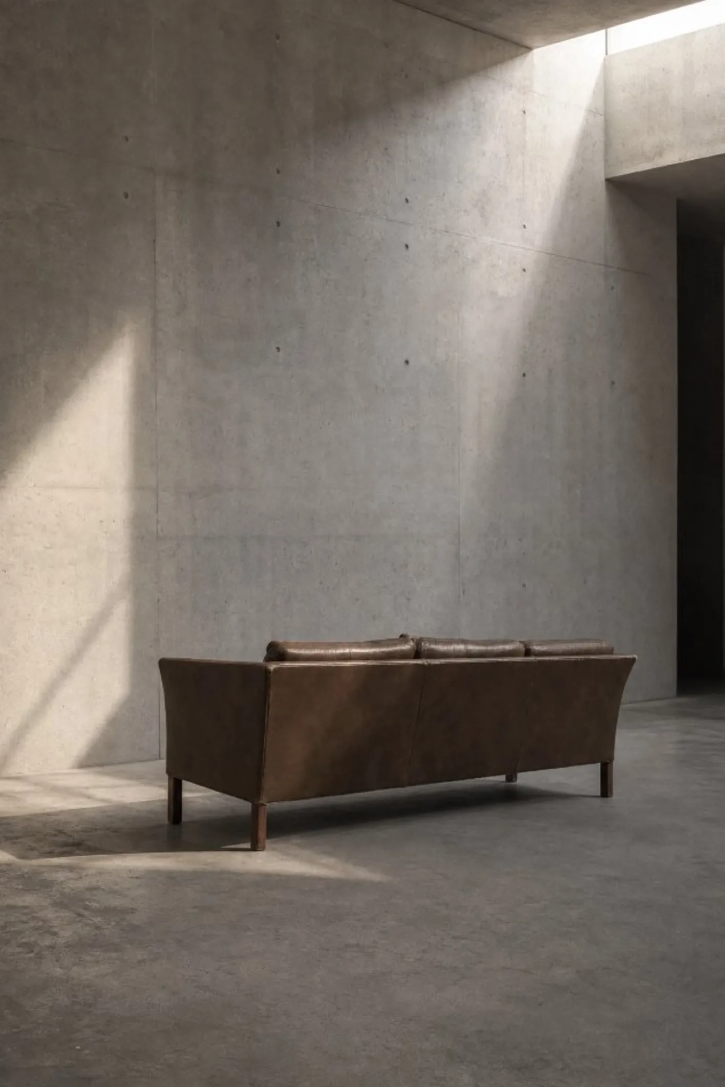 Mid-Century Modern Leder Cromwell Sofa von Arne Norell, 1960er
