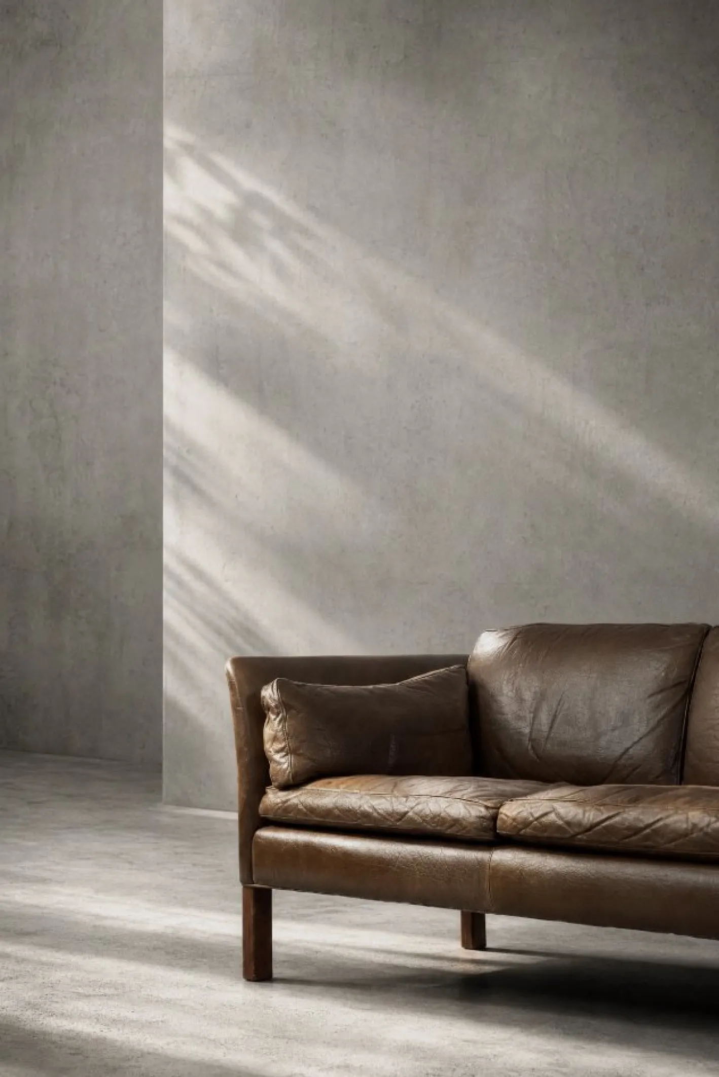Mid-Century Modern Leder Cromwell Sofa von Arne Norell, 1960er
