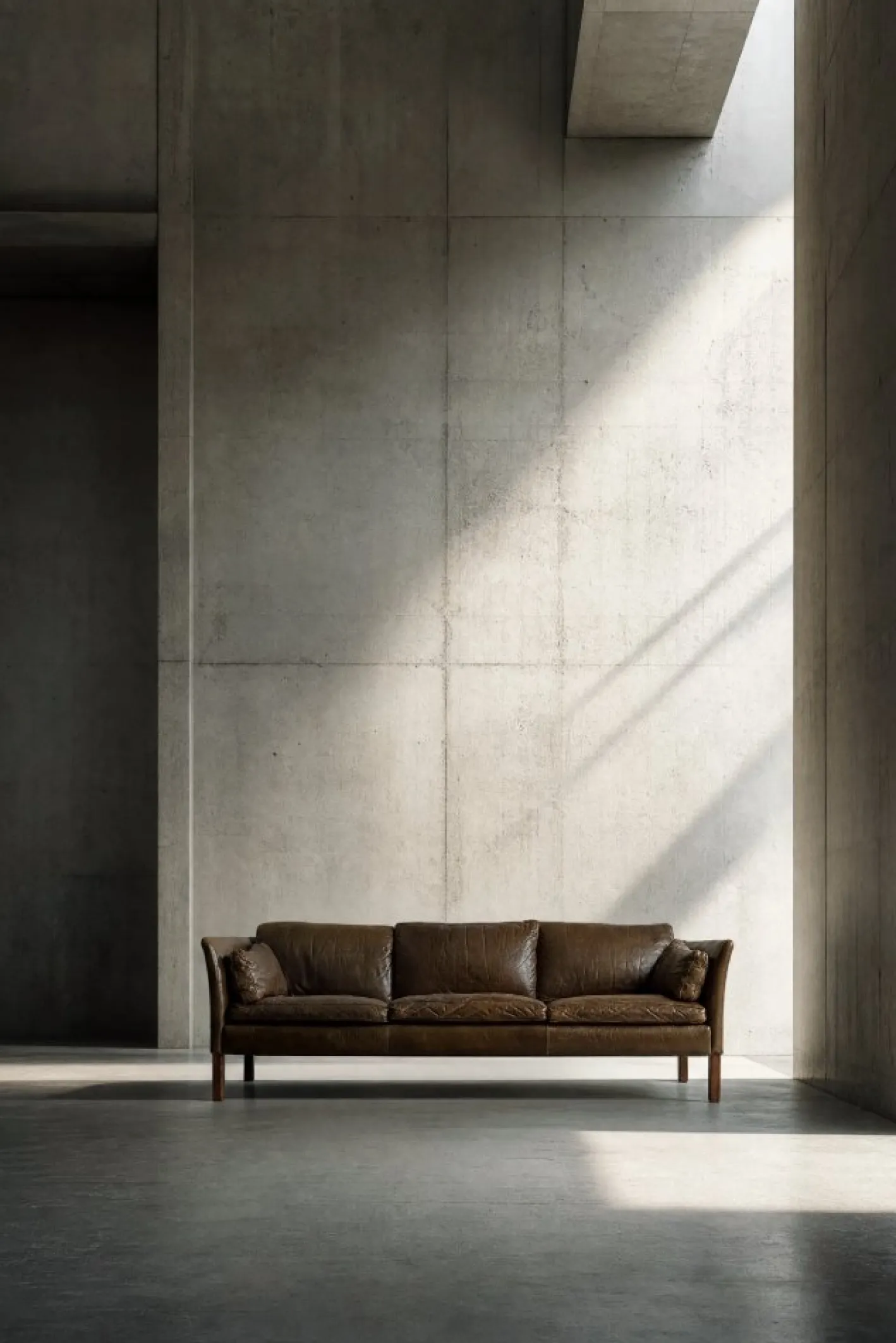 Mid-Century Modern Leder Cromwell Sofa von Arne Norell, 1960er