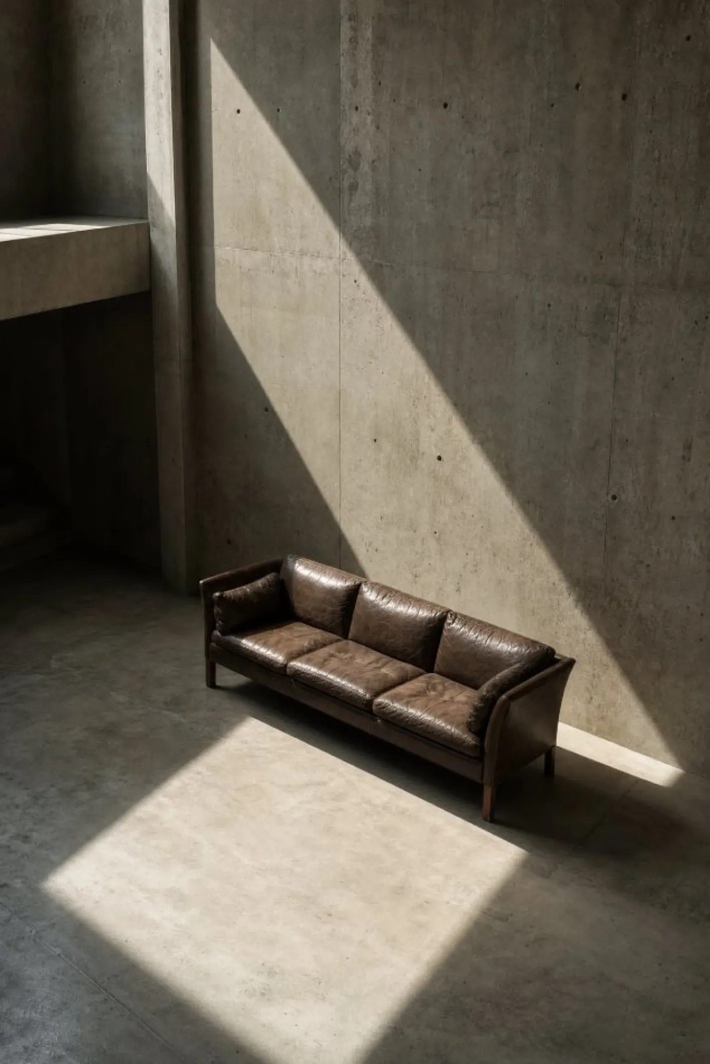 Mid-Century Modern Leder Cromwell Sofa von Arne Norell, 1960er