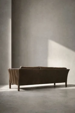 Mid-Century Modern Leder Cromwell Sofa von Arne Norell, 1960er