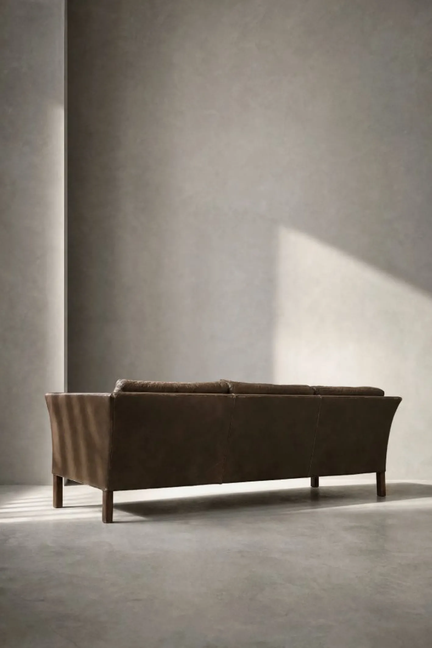 Mid-Century Modern Leder Cromwell Sofa von Arne Norell, 1960er