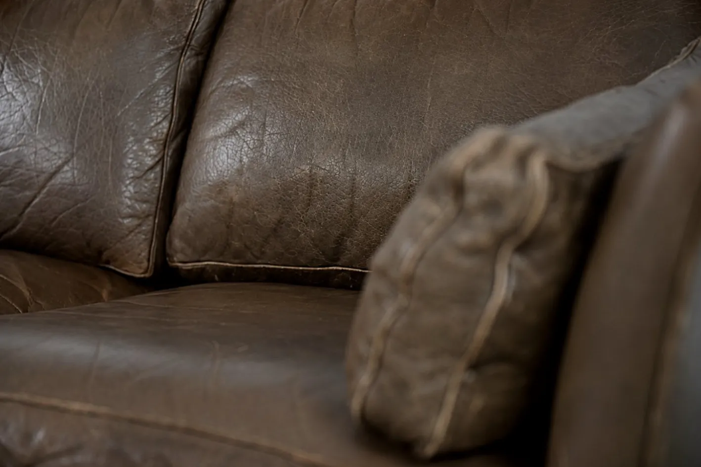 Mid-Century Modern Leder Cromwell Sofa von Arne Norell, 1960er