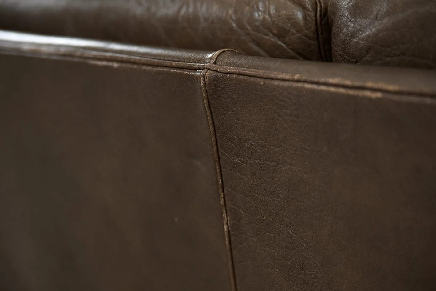 Mid-Century Modern Leder Cromwell Sofa von Arne Norell, 1960er