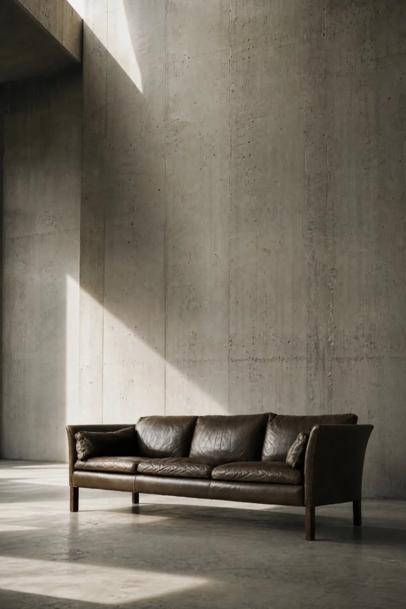 Mid-Century Modern Leder Cromwell Sofa von Arne Norell, 1960er