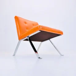 Mid-Century Modern Ledersessel von Hans Eichenberger für Girsberger, 1960er