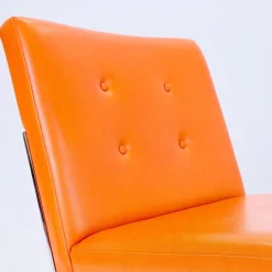 Mid-Century Modern Ledersessel von Hans Eichenberger für Girsberger, 1960er