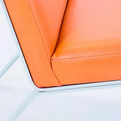 Mid-Century Modern Ledersessel von Hans Eichenberger für Girsberger, 1960er
