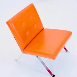 Mid-Century Modern Ledersessel von Hans Eichenberger für Girsberger, 1960er