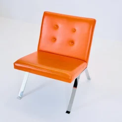 Mid-Century Modern Ledersessel von Hans Eichenberger für Girsberger, 1960er