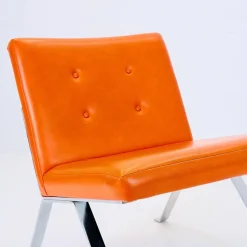 Mid-Century Modern Ledersessel von Hans Eichenberger für Girsberger, 1960er