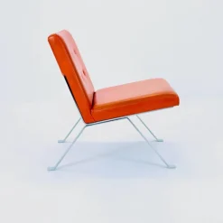 Mid-Century Modern Ledersessel von Hans Eichenberger für Girsberger, 1960er