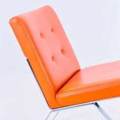 Mid-Century Modern Ledersessel von Hans Eichenberger für Girsberger, 1960er