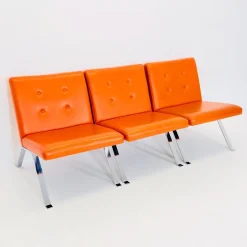 Mid-Century Modern Ledersessel von Hans Eichenberger für Girsberger, 1960er