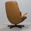 Mid-Century Modern MS86 Stuhl aus Leder von Madsen & Schübel, 1960er