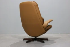 Mid-Century Modern MS86 Stuhl aus Leder von Madsen & Schübel, 1960er