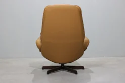 Mid-Century Modern MS86 Stuhl aus Leder von Madsen & Schübel, 1960er
