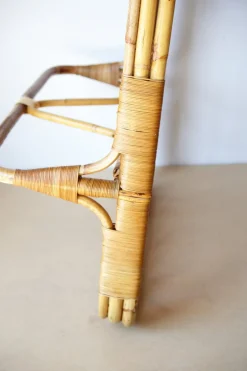Mid-Century Modern Rattan Tagesbett von Úluv, 1960er, 2er Set