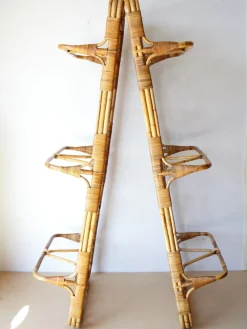Mid-Century Modern Rattan Tagesbett von Úluv, 1960er, 2er Set
