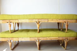 Mid-Century Modern Rattan Tagesbett von Úluv, 1960er, 2er Set