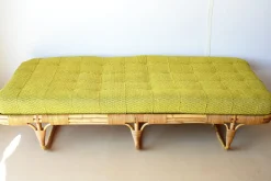 Mid-Century Modern Rattan Tagesbett von Úluv, 1960er, 2er Set